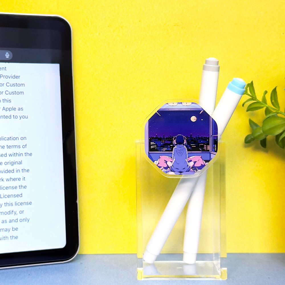 バッジとして使えるアクリルクリップ＆バッジ