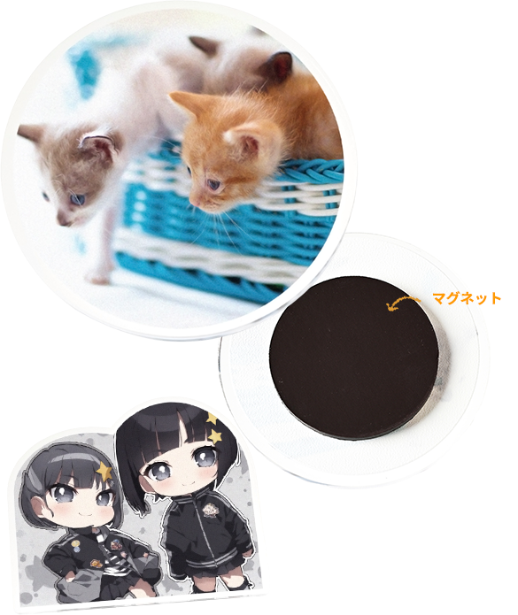 アクリルマグネット