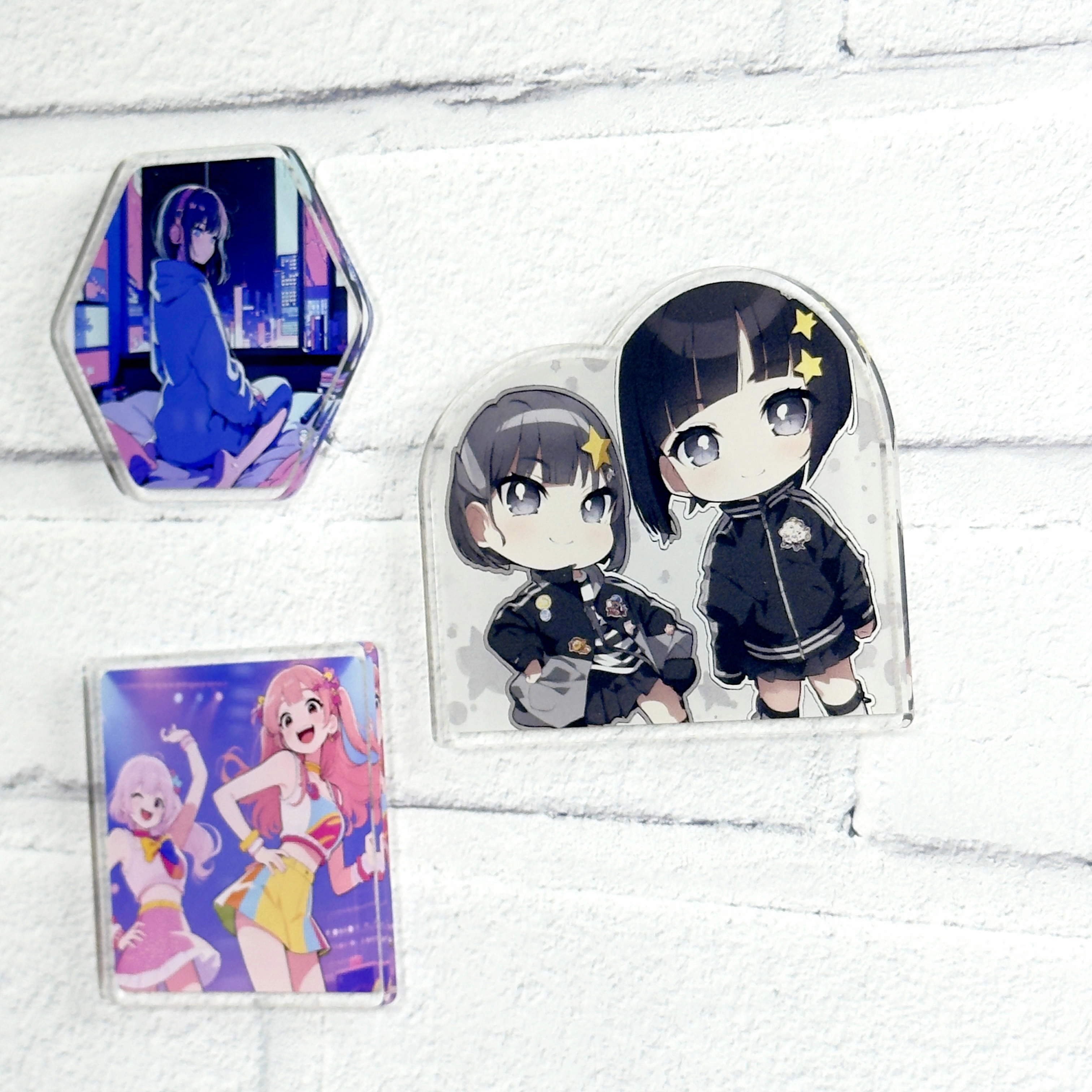 アクリルマグネットで推し活スペース