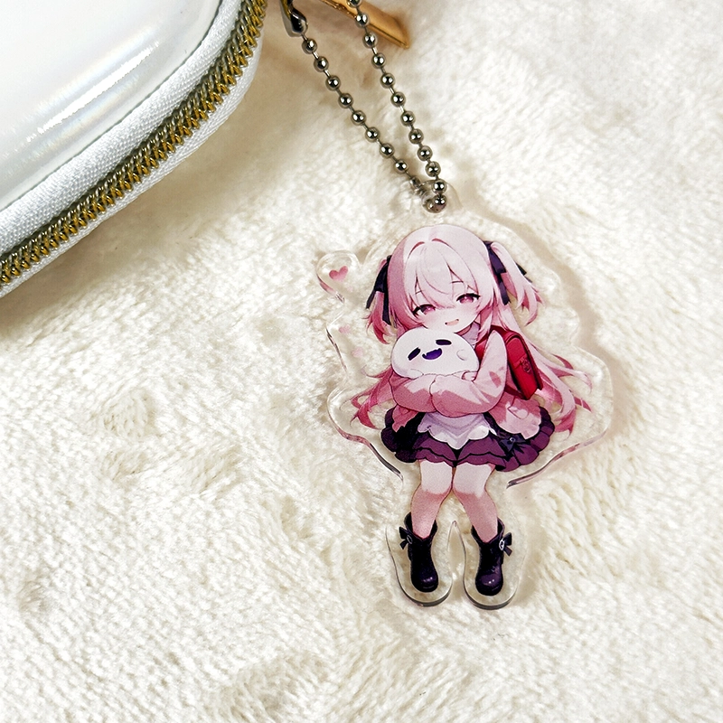 推しキャラといつも一緒にいられるオリジナルアクリルキーホルダー