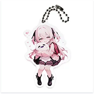 オリジナルアクリルキーホルダー完成