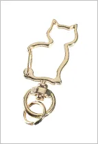 デザインナスカン ネコ ゴールド