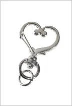 デザインナスカン ハート シルバー