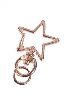 デザインナスカン 星 ピンクゴールド