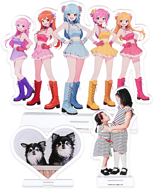 オリジナルアクスタ フリーカットでつくってみる