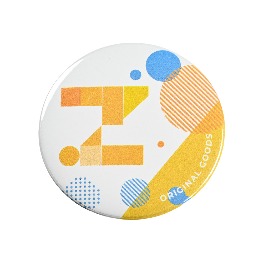 円形のオリジナル缶バッジ