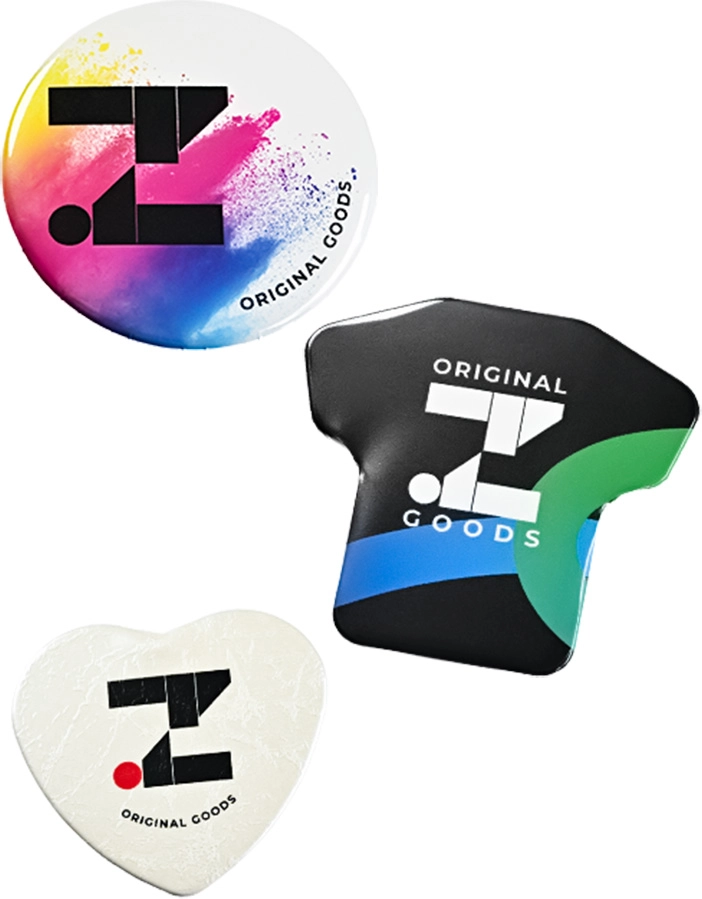 オリジナル缶バッジの制作イメージ