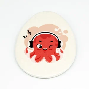 缶バッジ　花エンボス　きぬ　たまご型