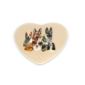 缶バッジ　花エンボス　こうぞ　ハート型