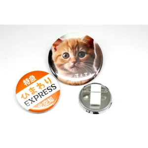 缶バッジ　円形　クリップ付き