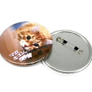 缶バッジ円形（猫）