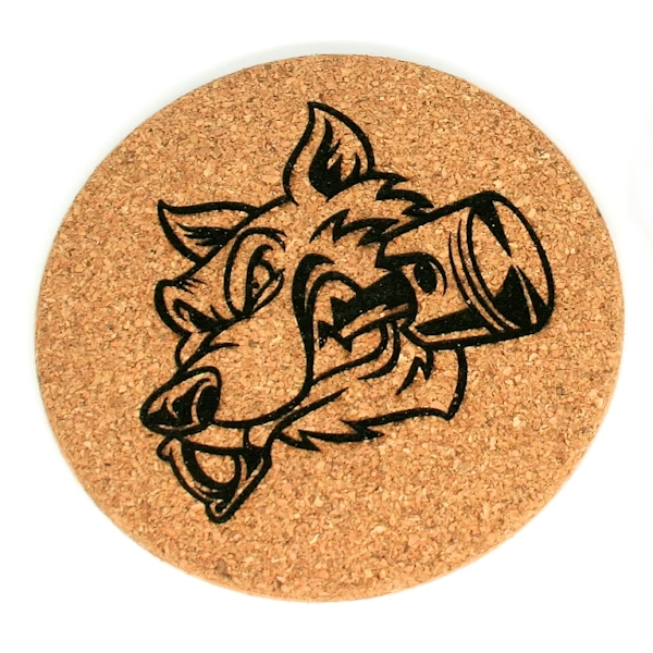 コルクコースター(彫刻)