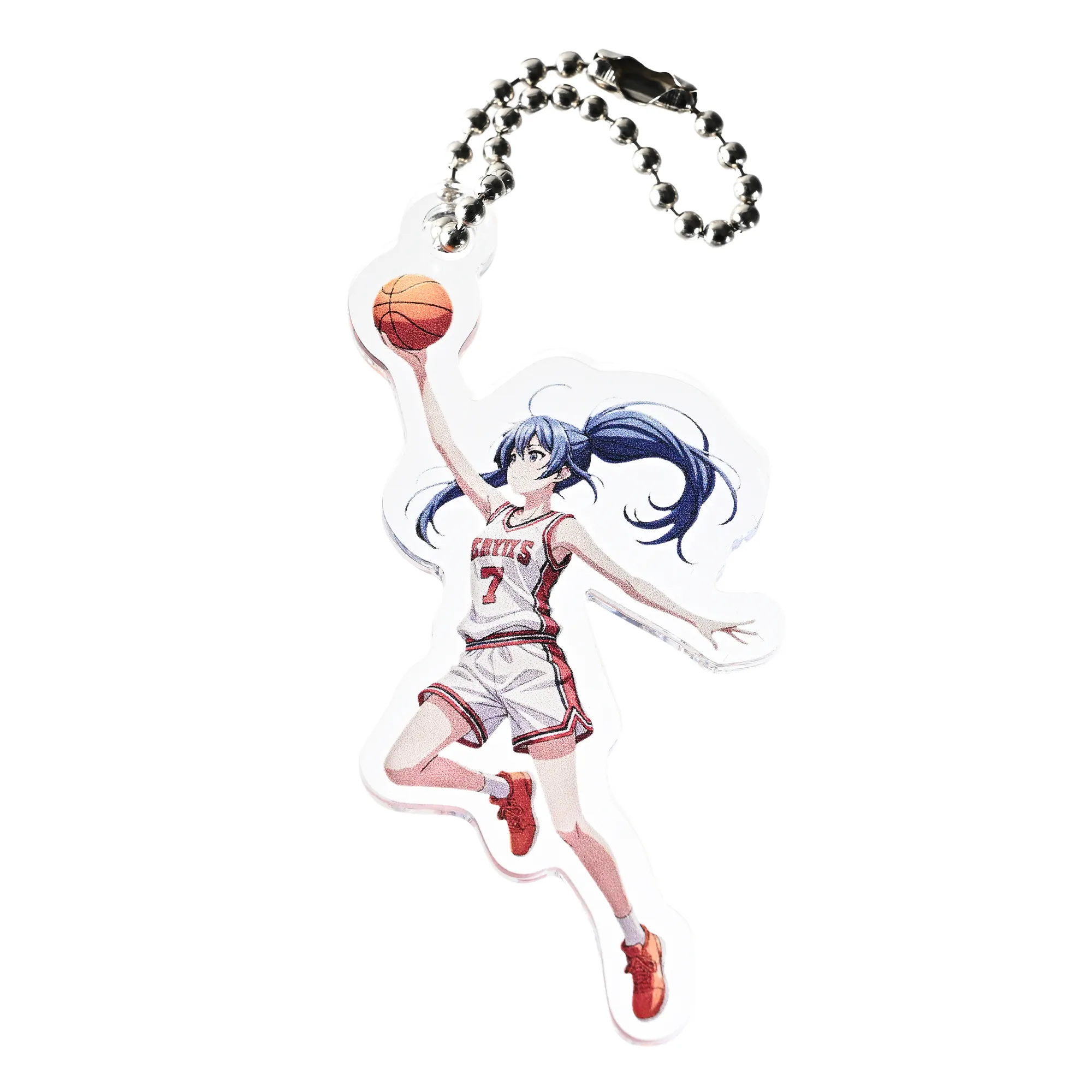 スポーツ アクリルキーホルダー フリーカット