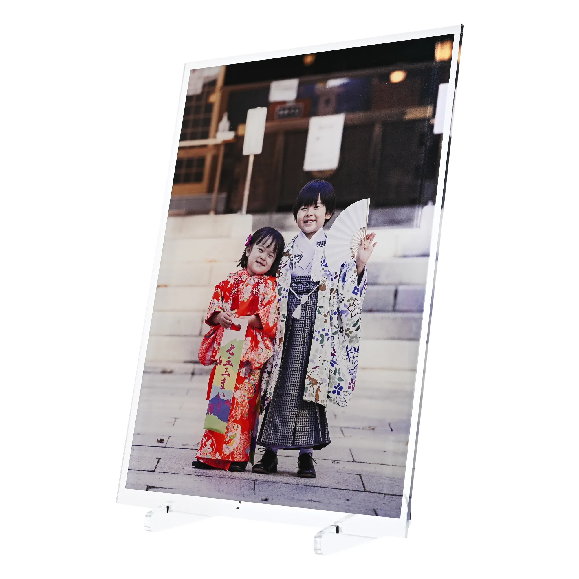 ファミリー アクリルフォトフレーム 横型