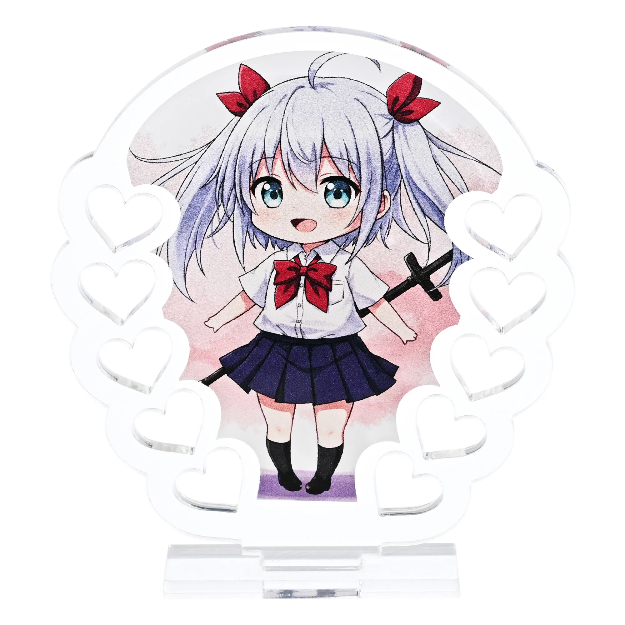 同人 アクリルスタンド ハートフレーム