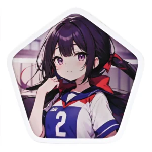 アクリルクリップ＆バッジ 五角形