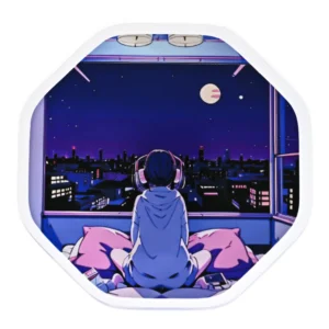 アクリル クリップ＆バッジ 八角形