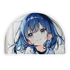 アクリル クリップ＆バッジ 半円型