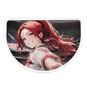 アクリル クリップ＆バッジ 逆半円型