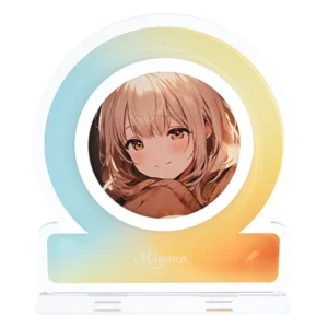 同人 アクリルスタンド 円形 - グラデ―ション