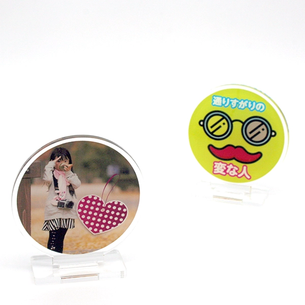 アクリルスタンド 円形 ｜ 1個からでもつくれて安い。送料無料