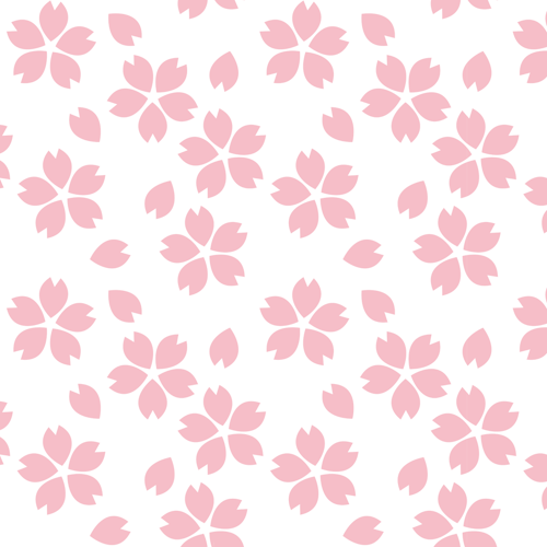 桜文様