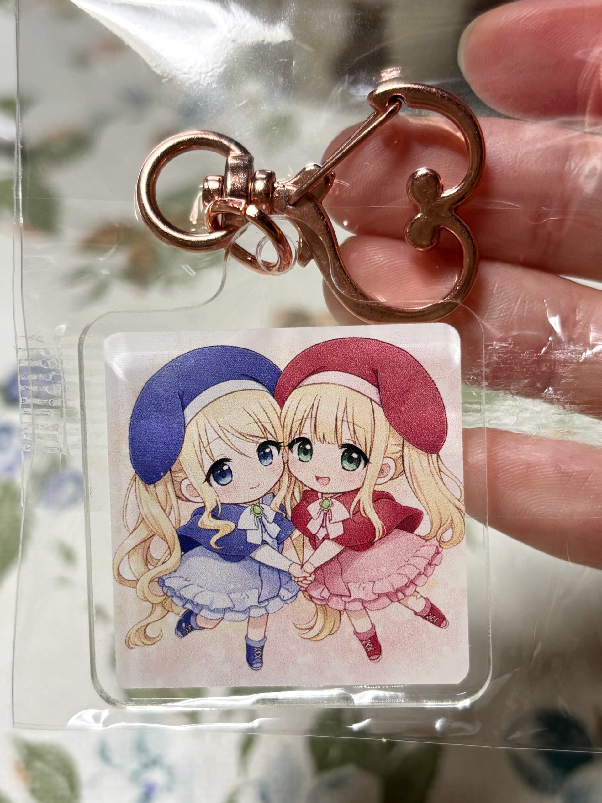 ゆのさんのアクリルキーホルダー 正方形 レビュー投稿画像